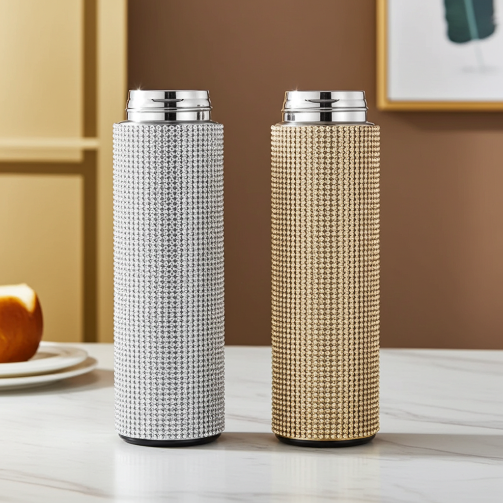Diamond Luxe Smart Thermos Bottle