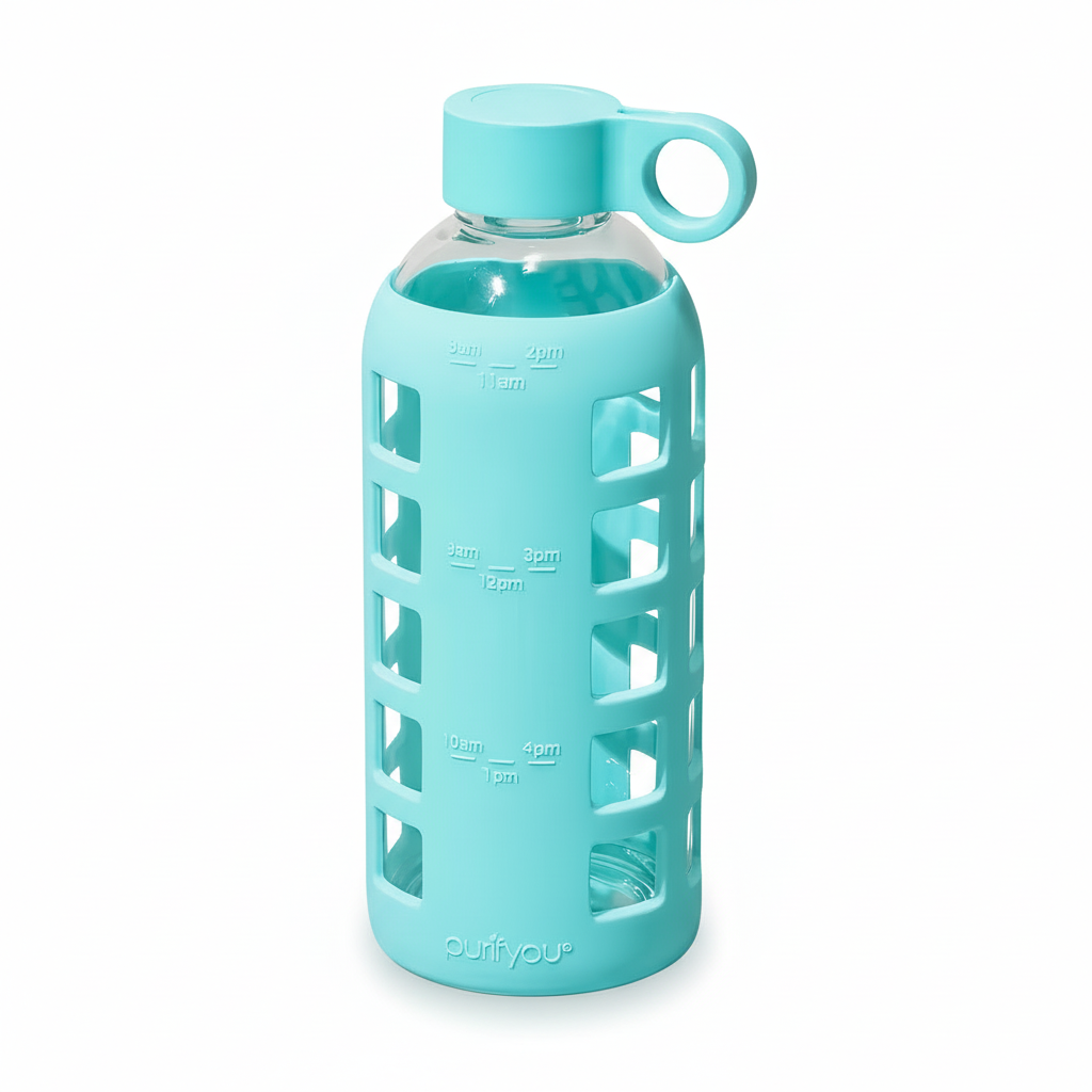 Purifyou Premium Glass Water Bottle
