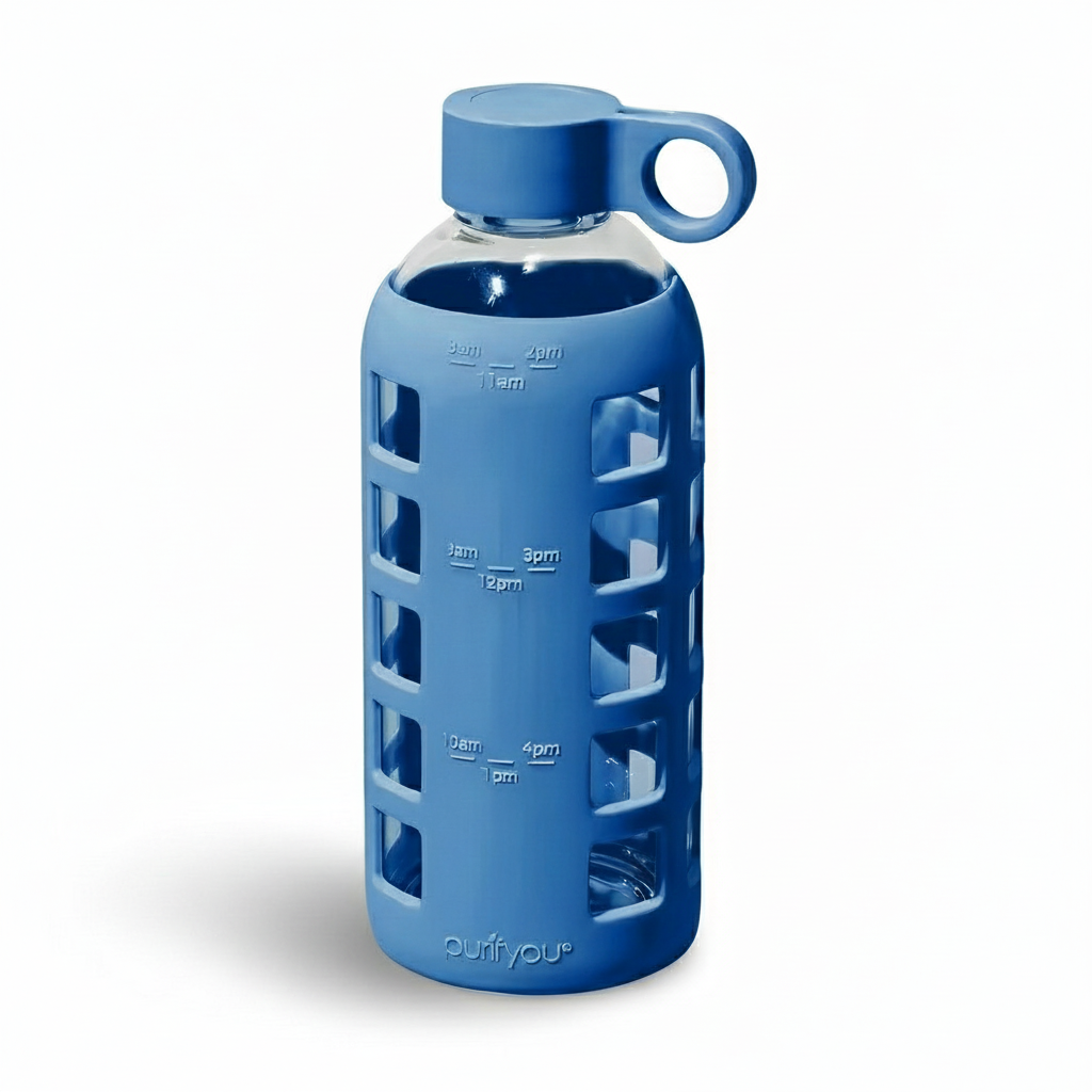 Purifyou Premium Glass Water Bottle