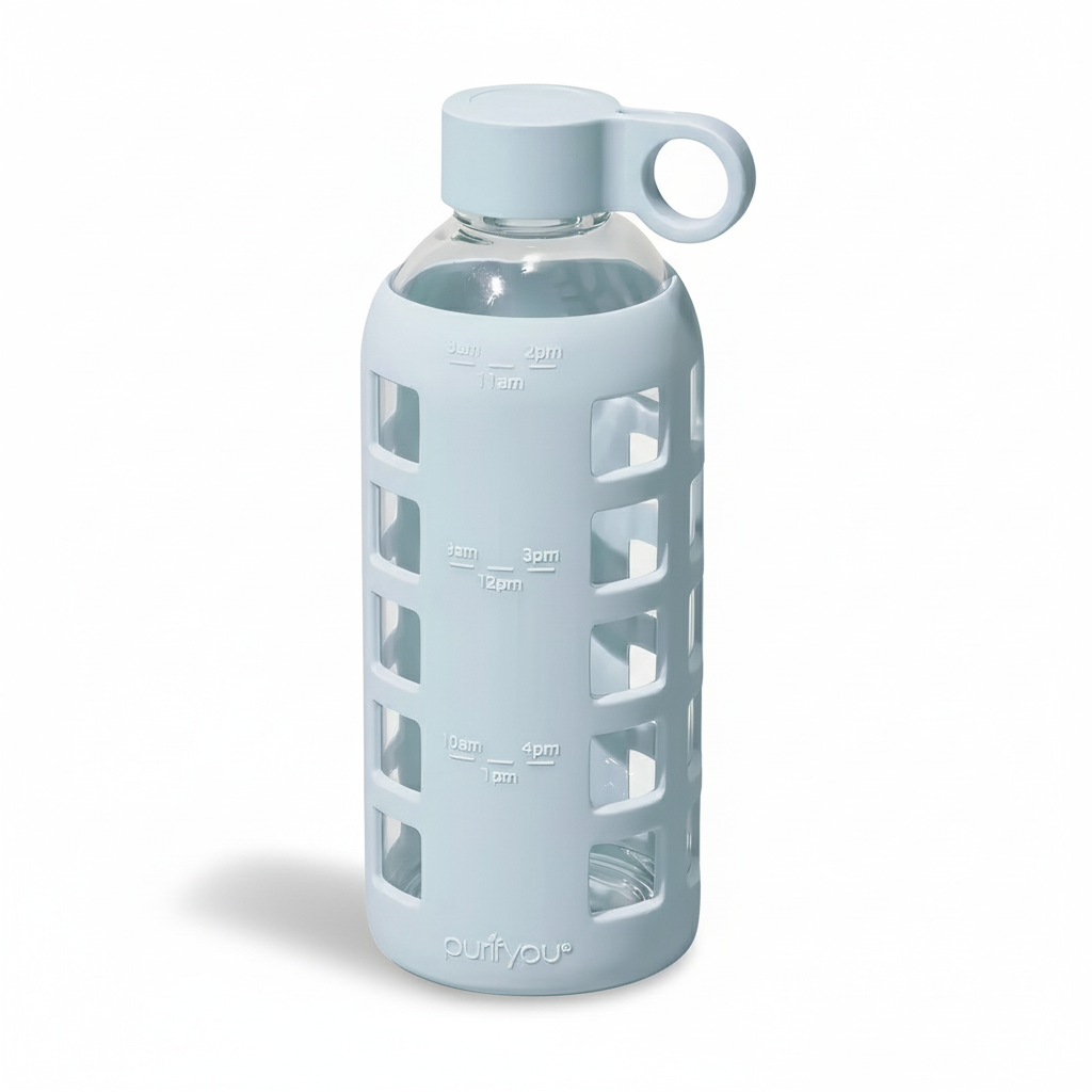 Purifyou Premium Glass Water Bottle