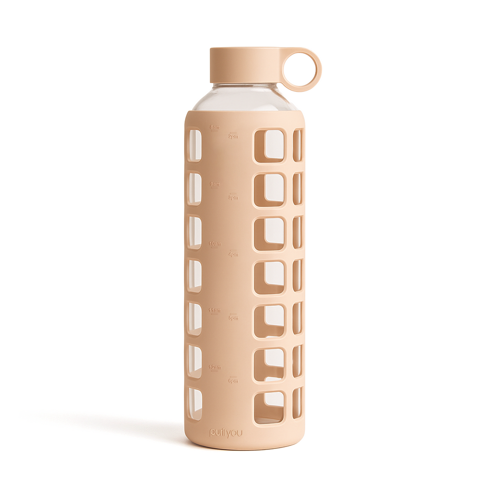 Purifyou Premium Glass Water Bottle