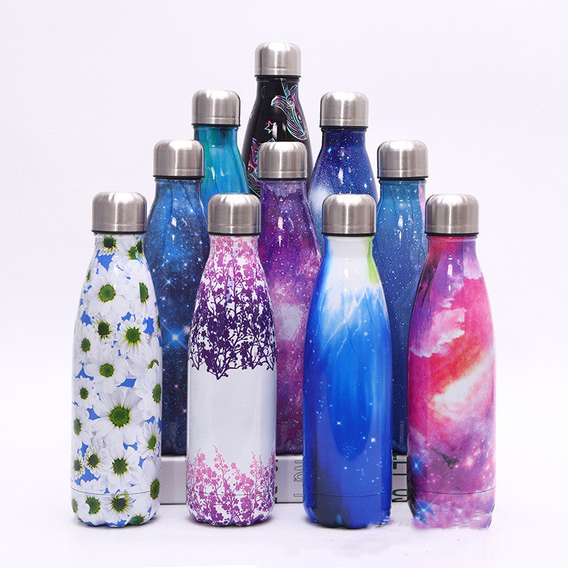 304 Stainless Steel Multicolor Water Bottle