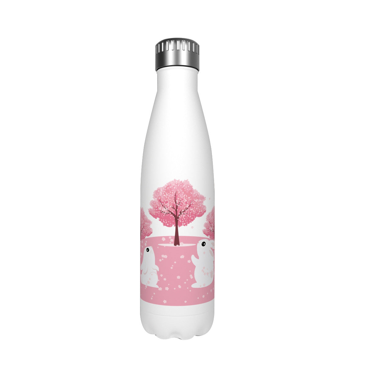 Insulated Water Bottle with Rabbit Design
