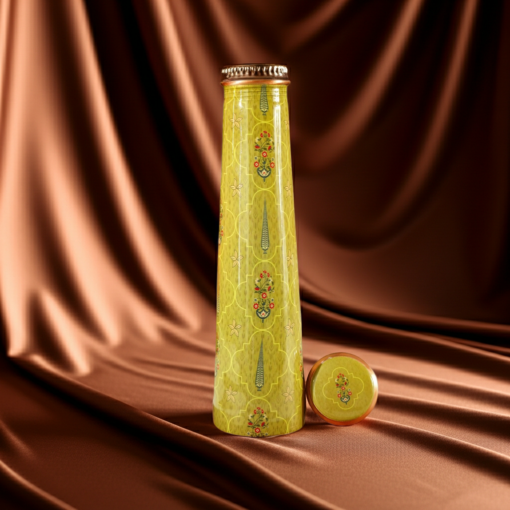 Artisan Green Copper Bottle — 950ml