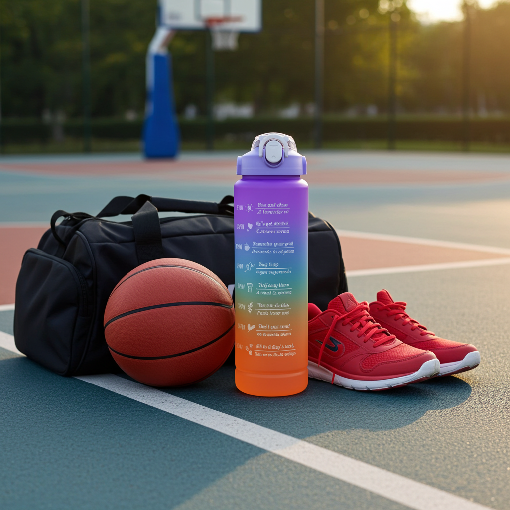 Motivational Time Marker Water Bottles