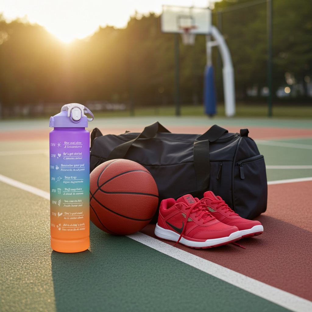 Motivational Time Marker Water Bottles