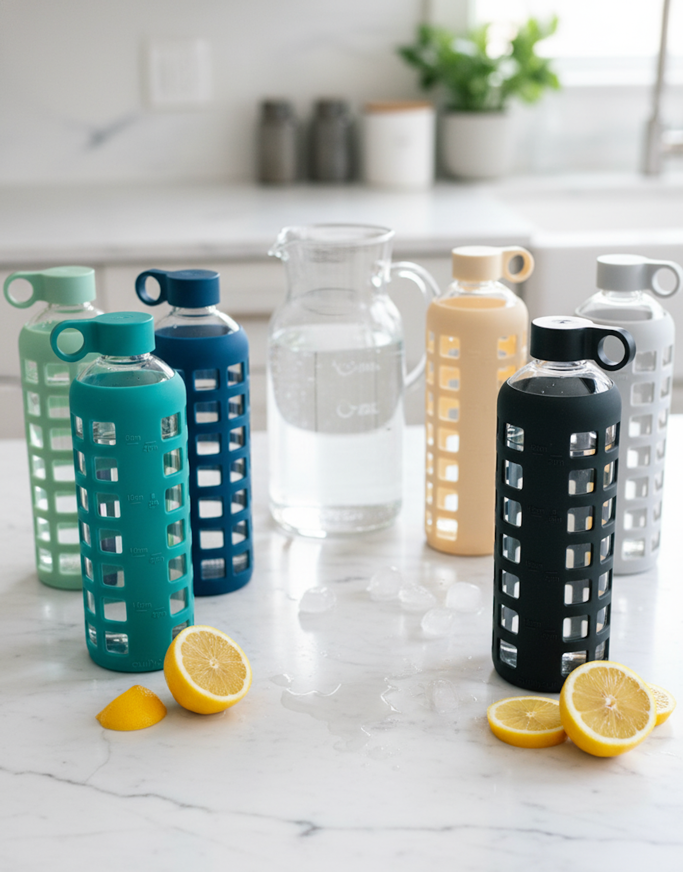 Purifyou Premium Glass Water Bottle