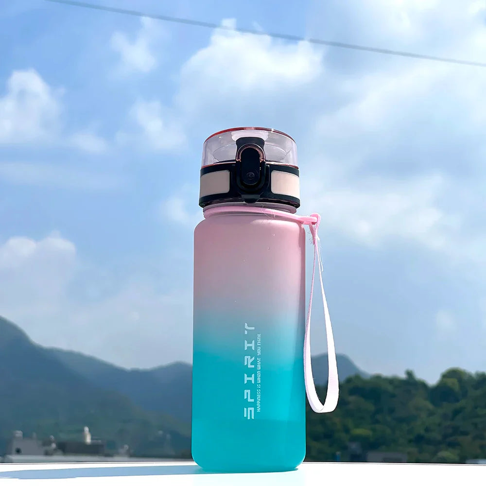 Motivational Sports Water Bottle — Leak-Proof, BPA-Free, 500ml