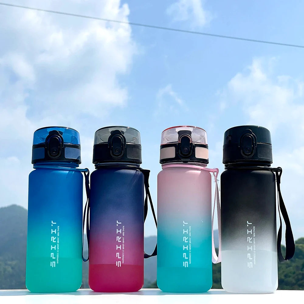 Motivational Sports Water Bottle — Leak-Proof, BPA-Free, 500ml