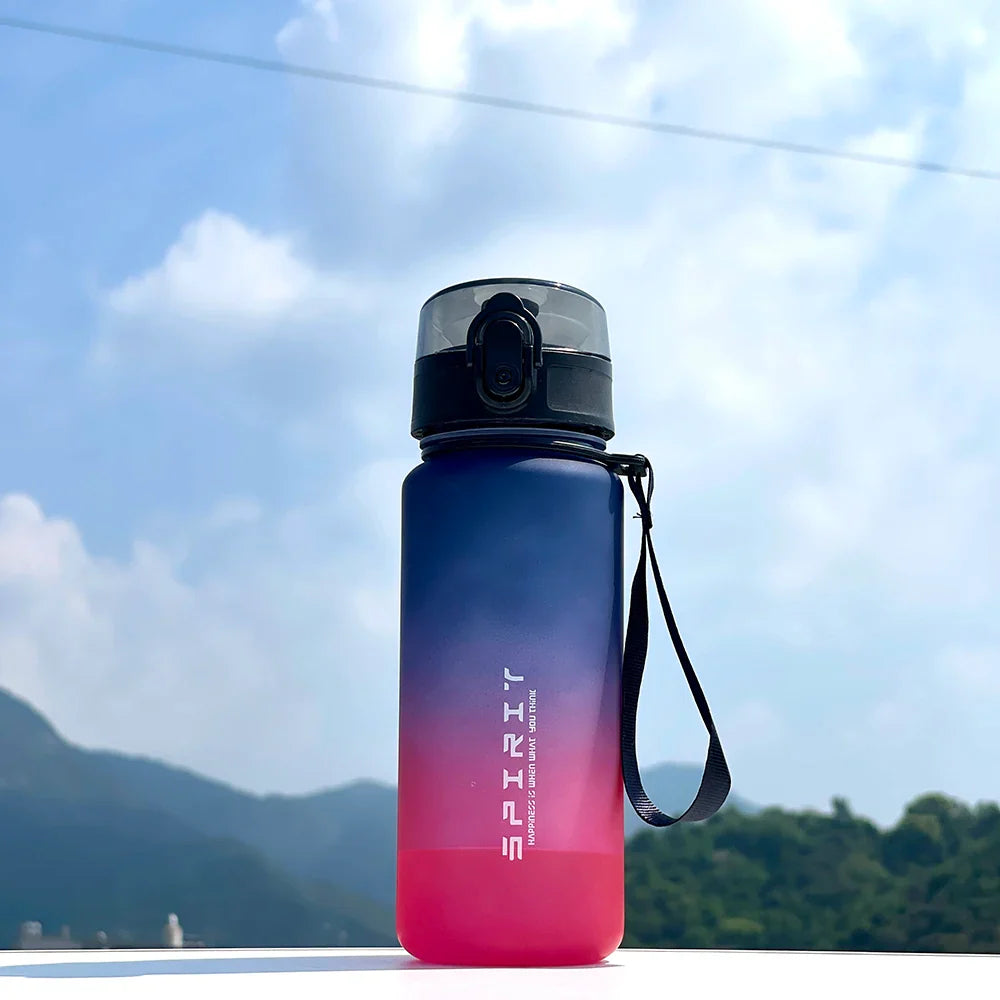 Motivational Sports Water Bottle — Leak-Proof, BPA-Free, 500ml