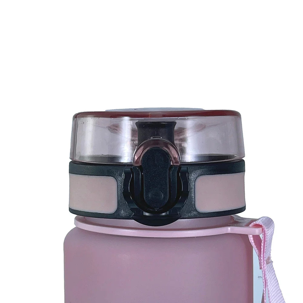 Motivational Sports Water Bottle — Leak-Proof, BPA-Free, 500ml