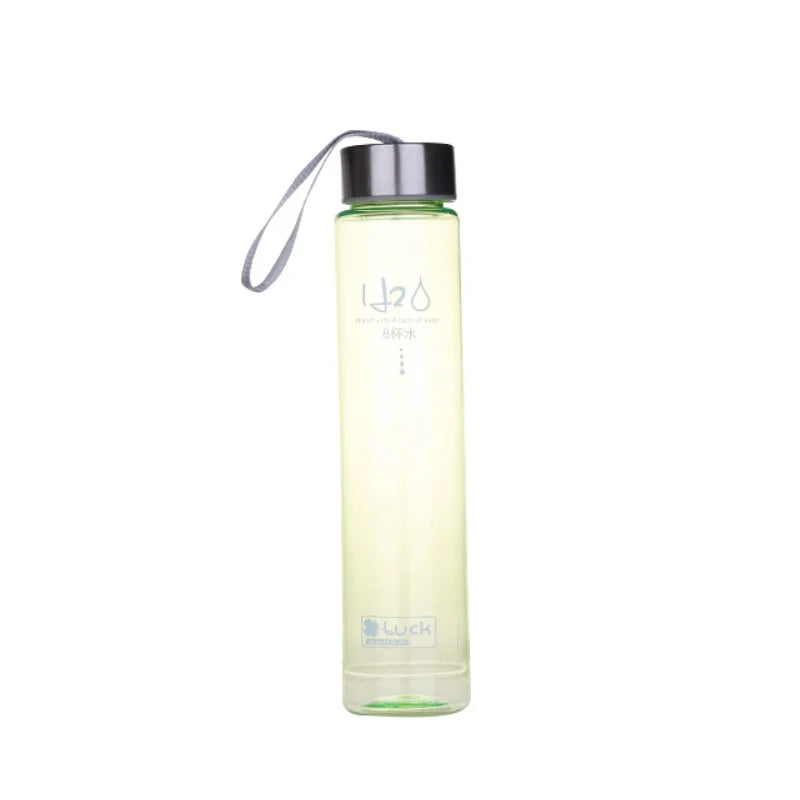 Frosted Plastic Water Bottle — 280ml, Leak-Proof, 12 Colors