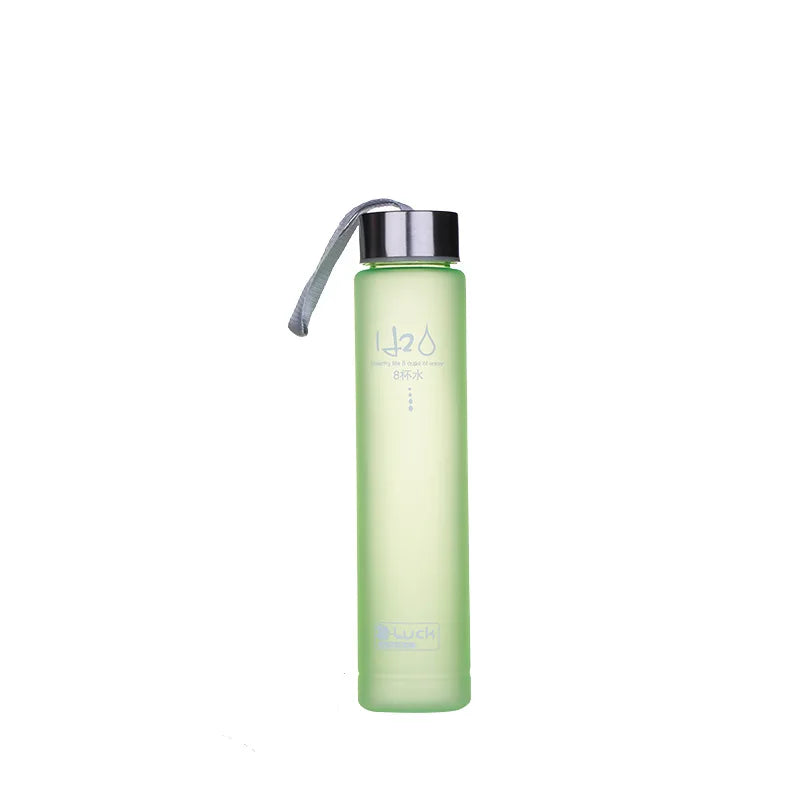 Frosted Plastic Water Bottle