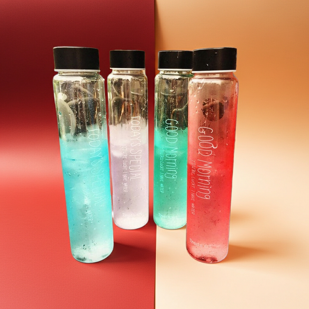 Gradient Glass Water Bottle