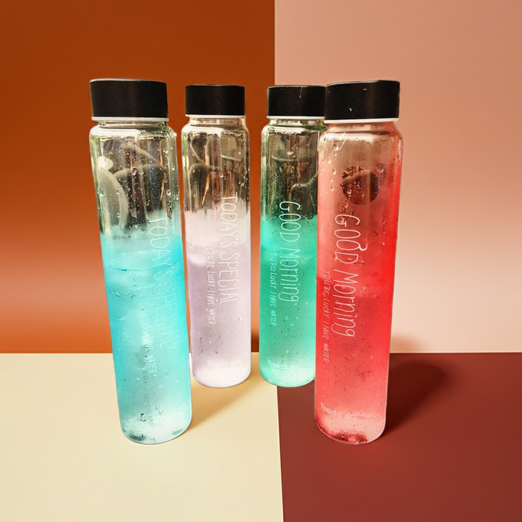 Gradient Glass Water Bottle