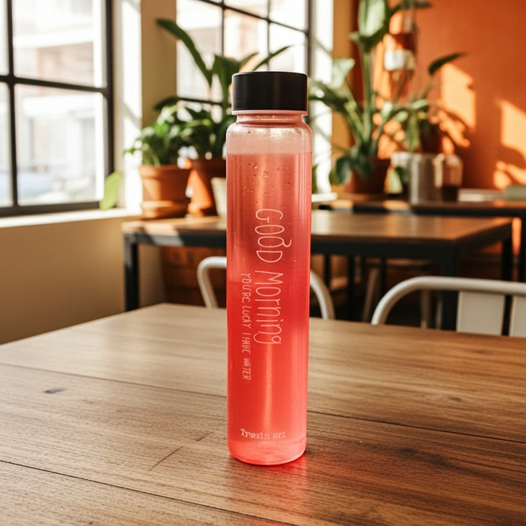 Gradient Glass Water Bottle