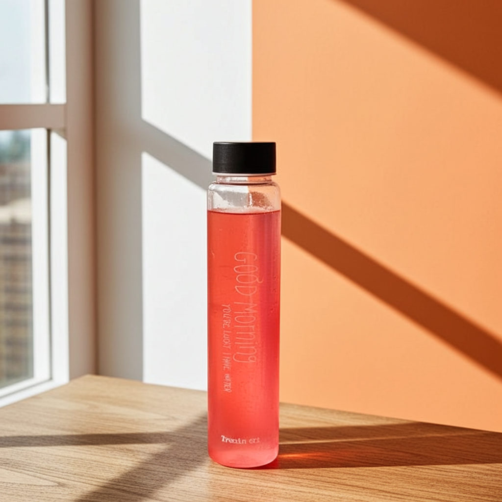 Gradient Glass Water Bottle