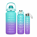 Blue and Purple gradient bottles