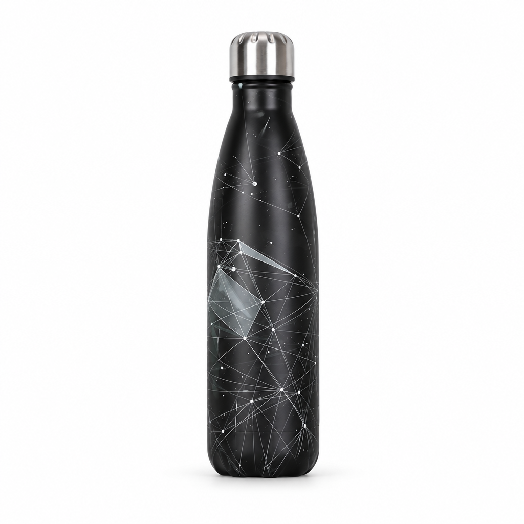 ColorPop Cola-Shaped Stainless Steel Bottle — 500ml Celestial Symbols