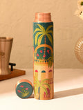 Vanya Forest Bloom Artisan Copper Bottle — 750ml