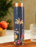 Tropical Blue Artisan Copper Bottle — 950ml