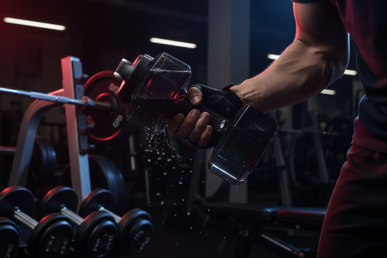 Dumbbell Water Bottle Hero