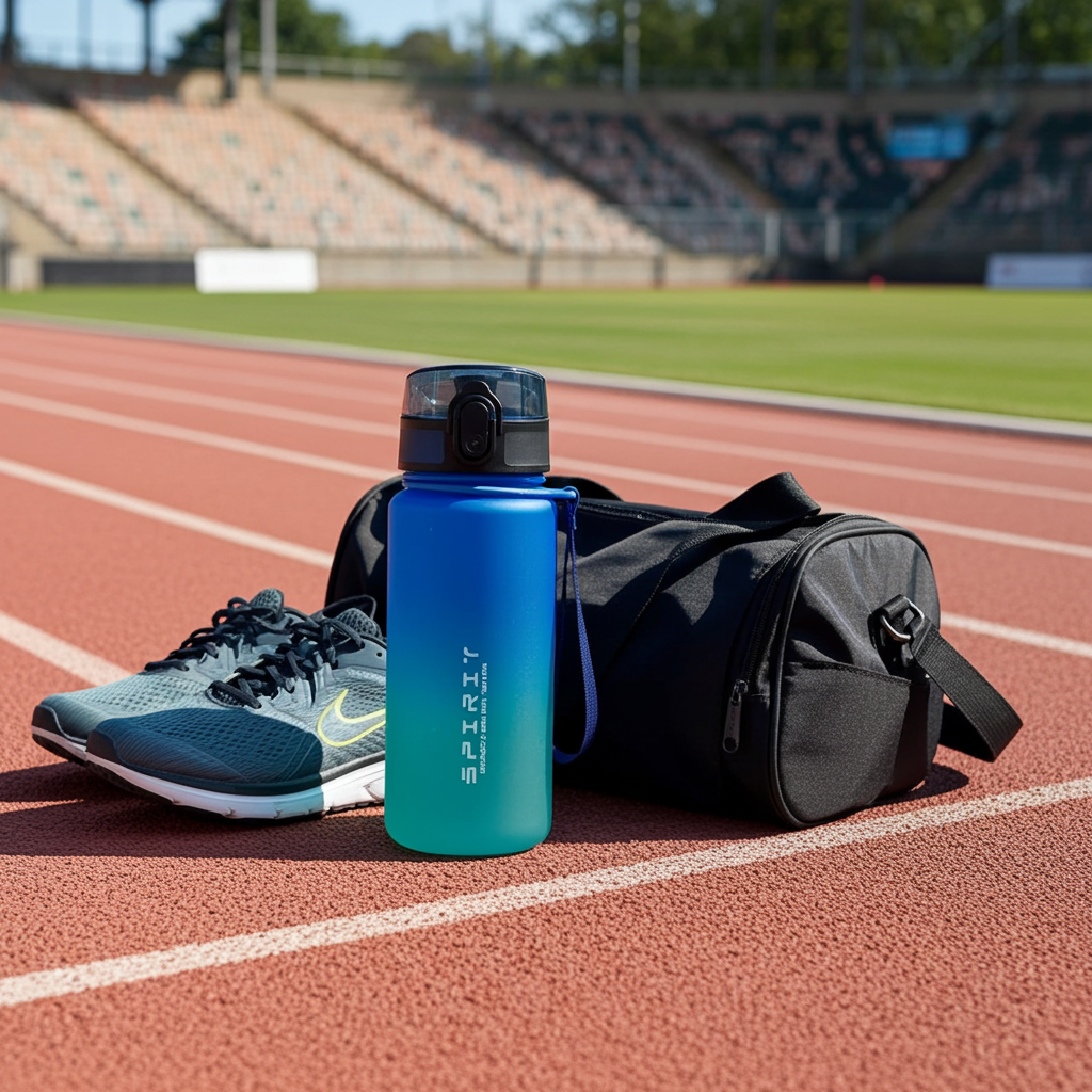 Motivational Sports Water Bottle — Leak-Proof, BPA-Free, 500ml
