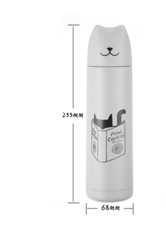 Lovely Cat Stainless Steel Water Bottle