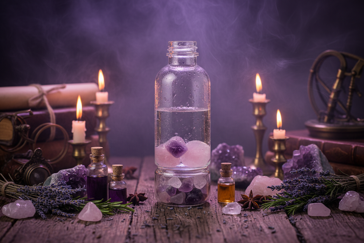 Gemstone Elixir Water Bottle — Apothecary Hero