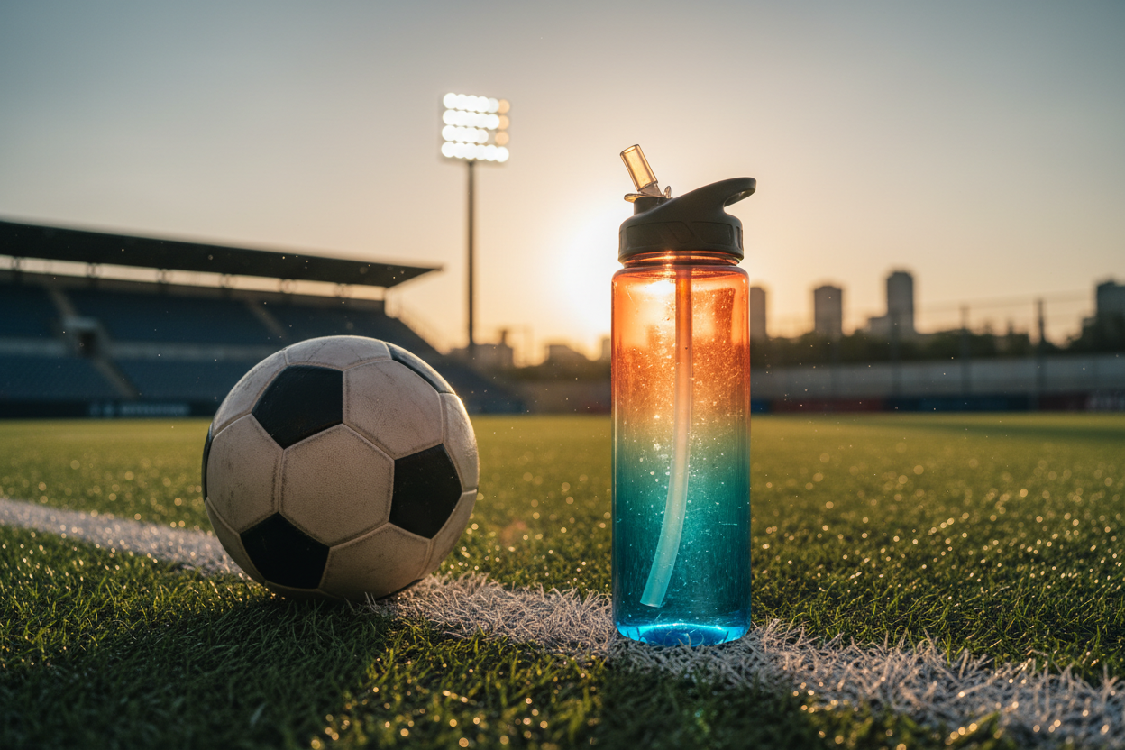 Gradient Leakproof Sports Water Bottle — Soccer Field Hero