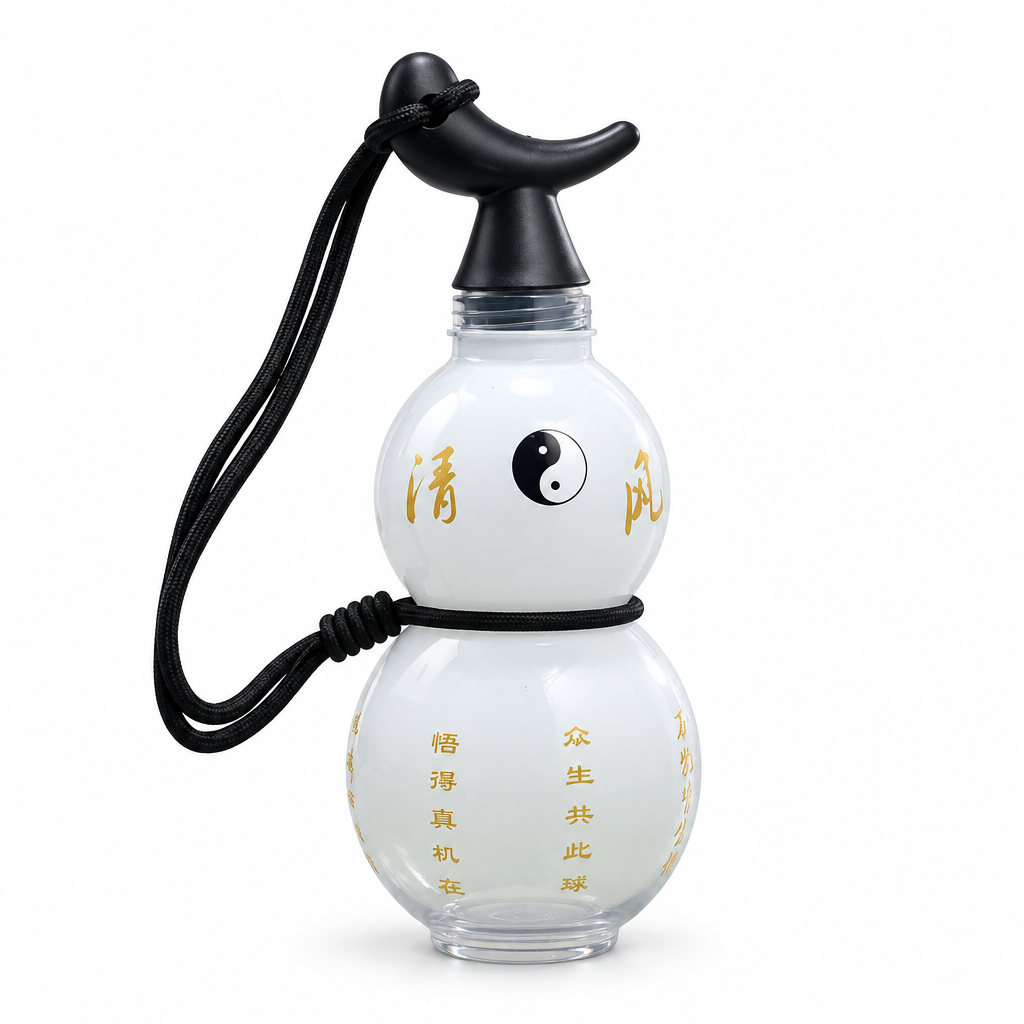 Gradient White Stickers bottle