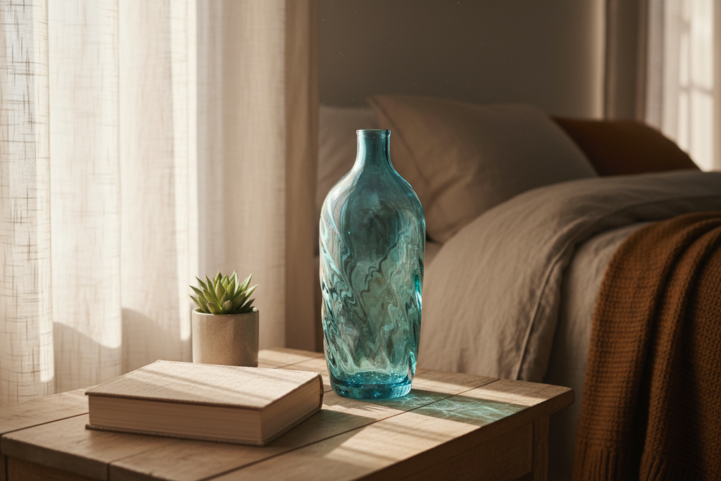 Lumière Glass Water Bottle — Cozy Domestic Hero