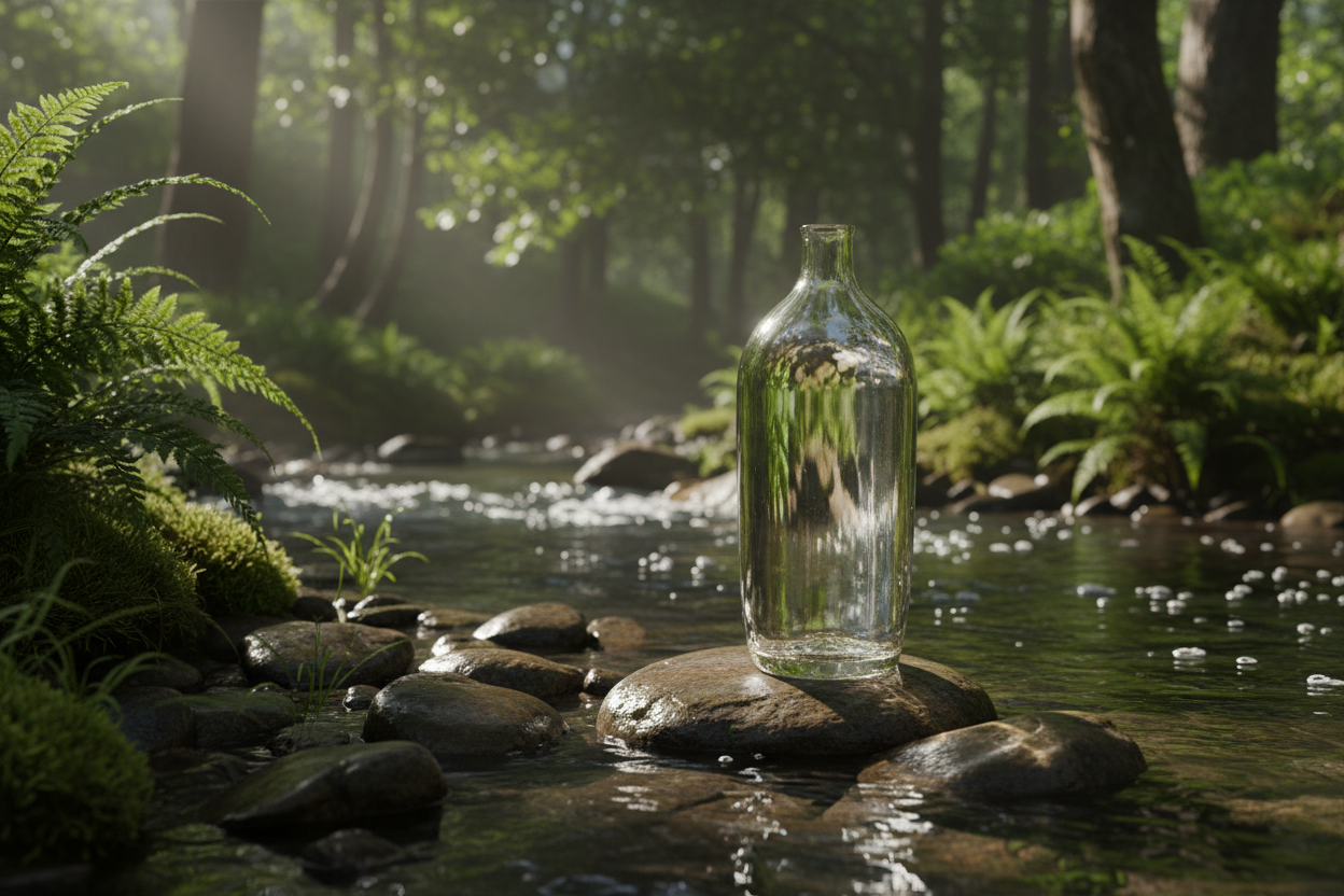 Lumière Glass Water Bottle Hero Banner