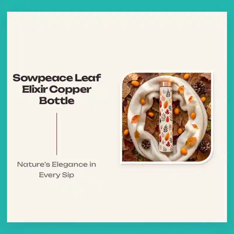 Sowpeace Leaf Elixir Copper Bottle by@Outfy