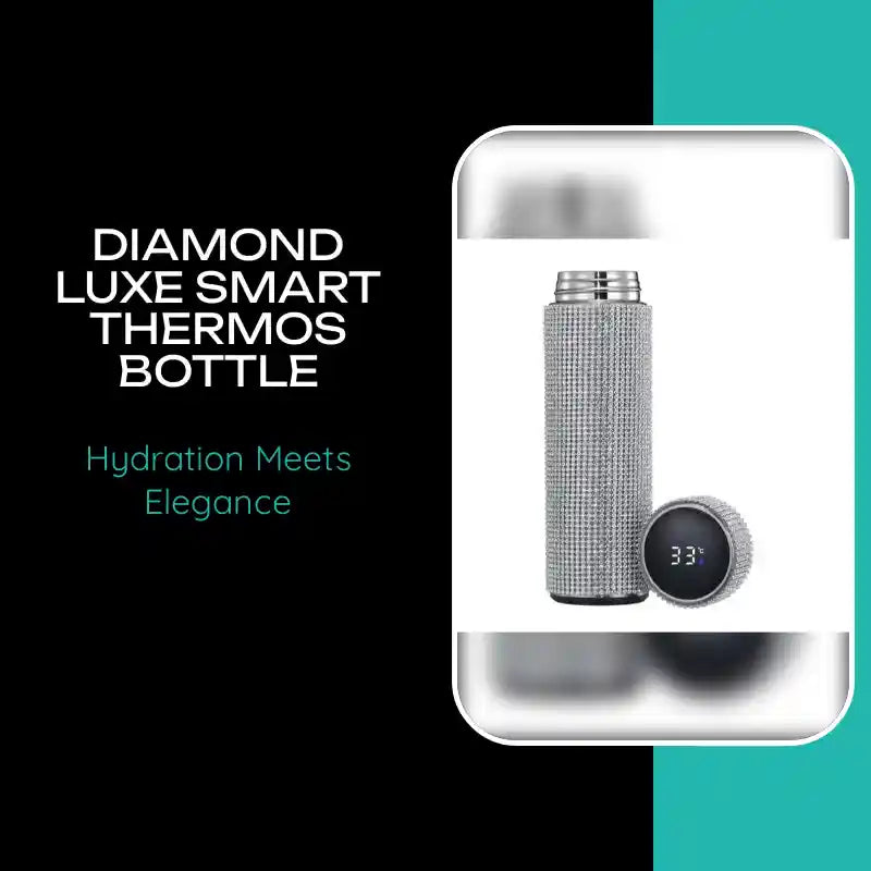 Diamond Luxe Smart Thermos Bottle by@Outfy