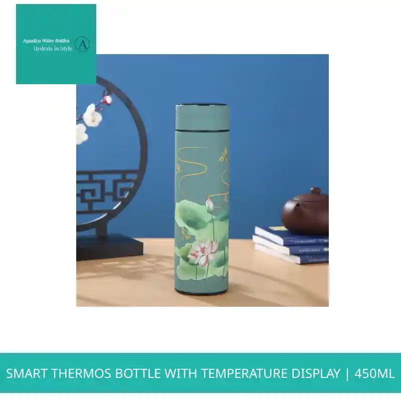 Smart Thermos Bottle with Temperature Display | 450ml by@Outfy