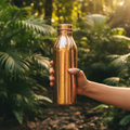 Pure Copper Heritage Bottle — Lifestyle Hero