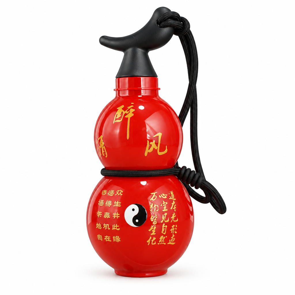 Red Sticker bottle