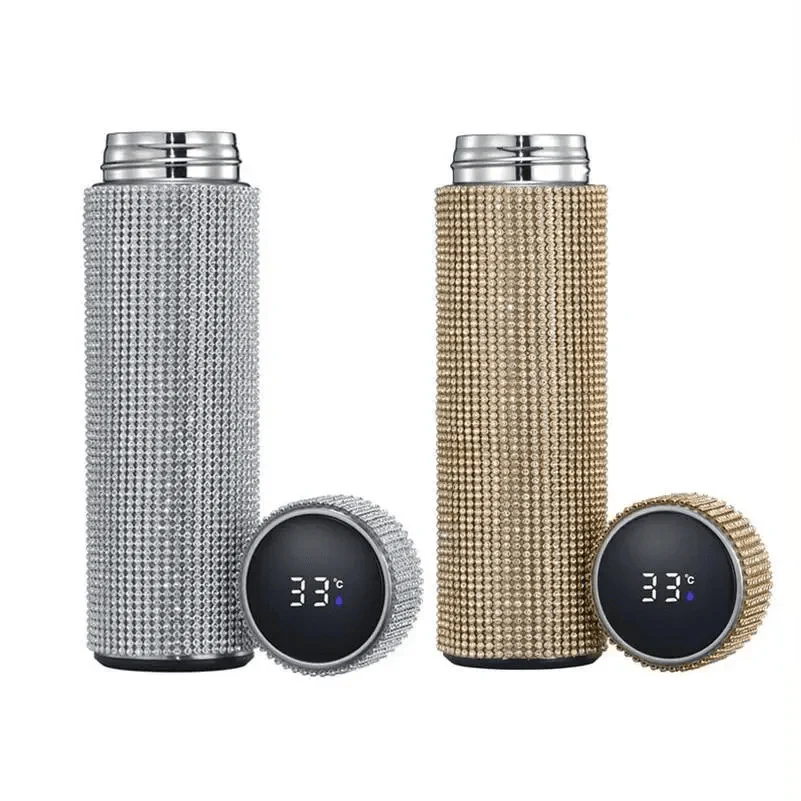 Diamond Luxe Smart Thermos Bottle