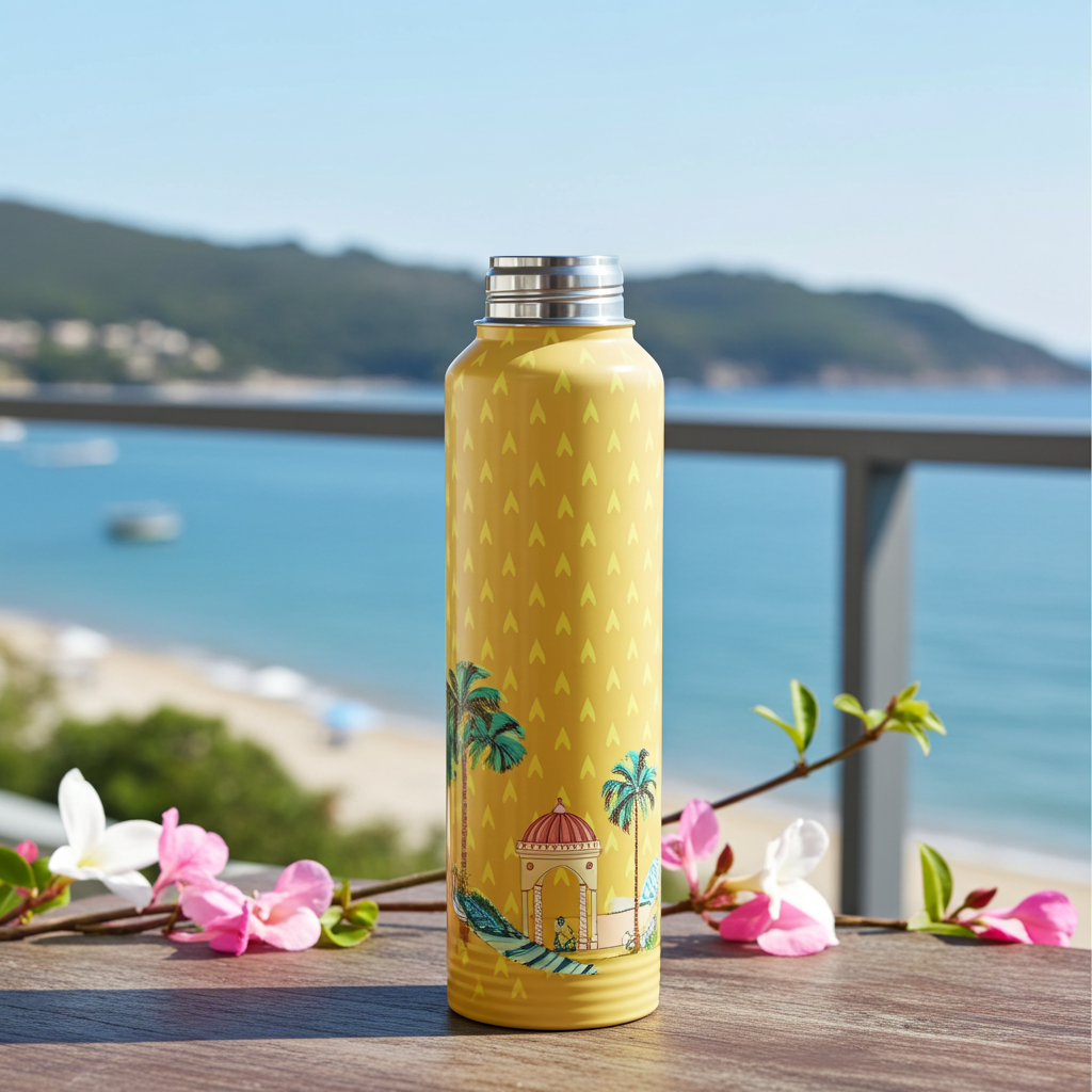 Palm & Shore Artisan Steel Bottle — 1L