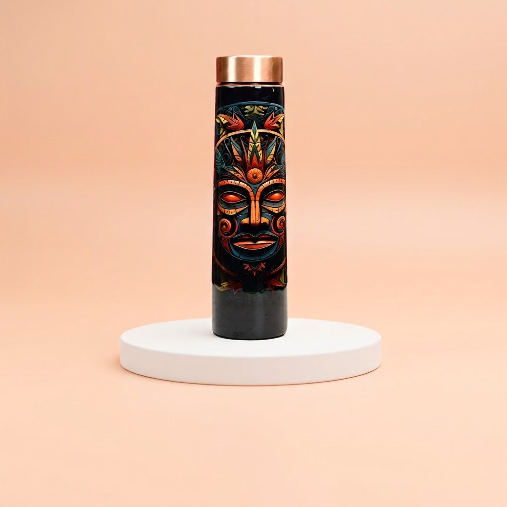 Sowpeace Soulful Strokes Copper Bottle on a cream background